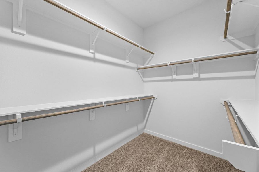 Primary walk-in closet