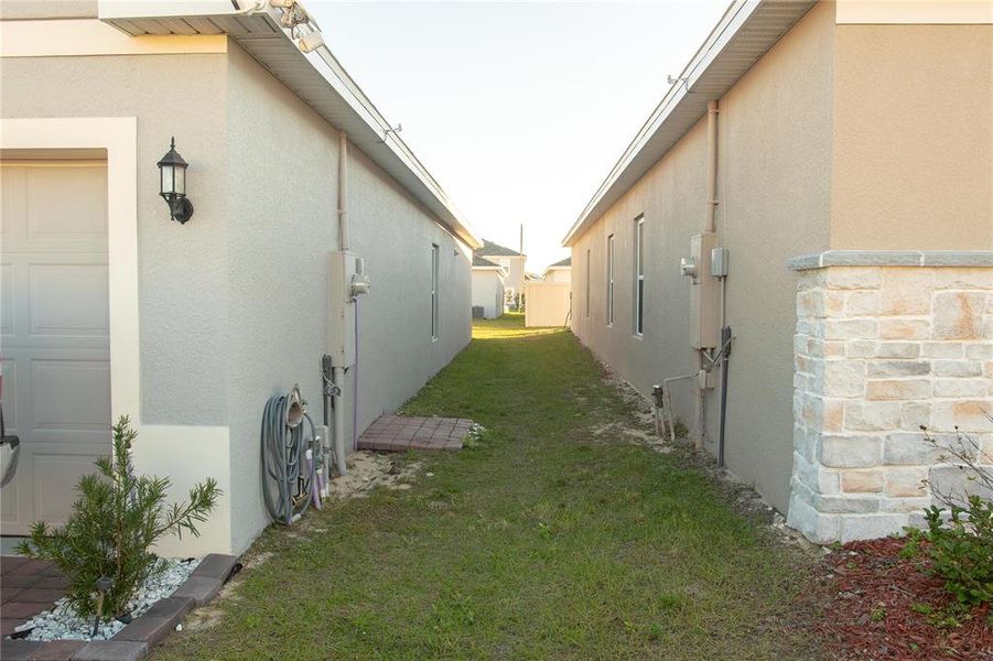 Walkway to Back Yard