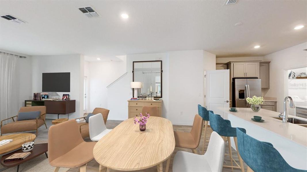 Furnished interior view inside a new home in , Clermont (Image 4).