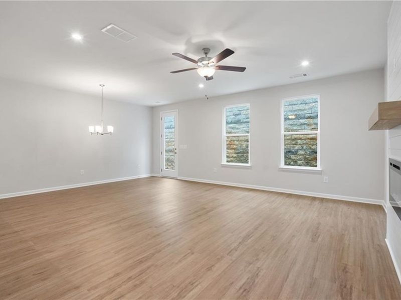 Spacious, unfurnished interior of a new home in The Village at Shallowford, Kennesaw (Image 24). Spacious, unfurnished interior of a new home in The Village at Shallowford, Kennesaw (Image 24).