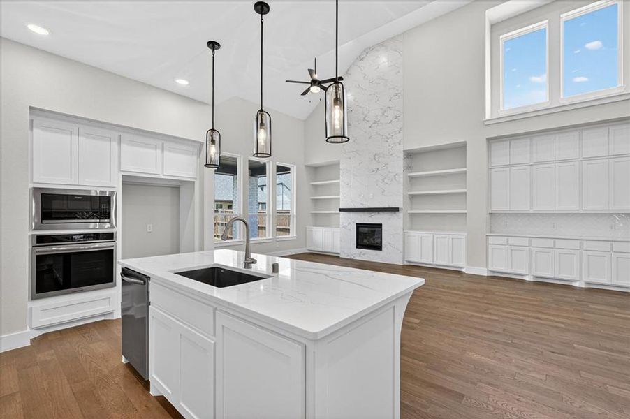 Furnished interior view inside a new home in Cambridge Crossing, Celina (Image 5).