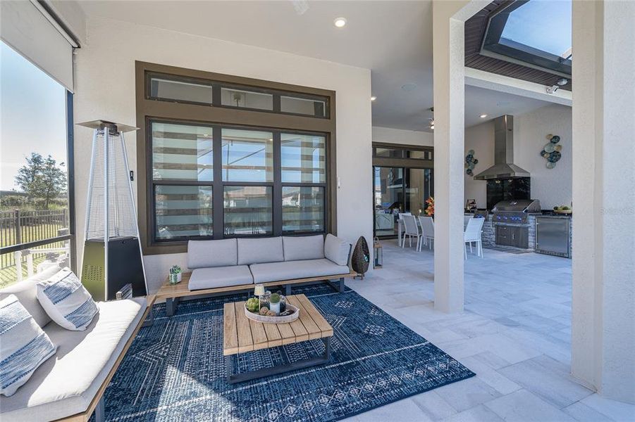 Exterior details and patio area of a home in , Wesley Chapel (Image 22).