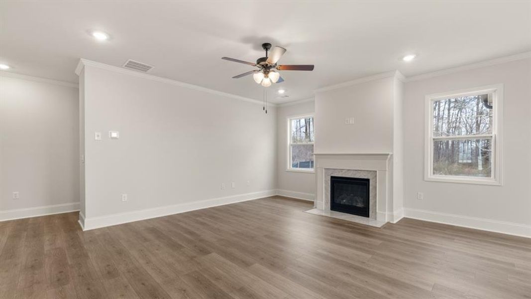 Spacious, unfurnished interior of a new home in Holland Estates, Powder Springs (Image 35). Spacious, unfurnished interior of a new home in Holland Estates, Powder Springs (Image 35).
