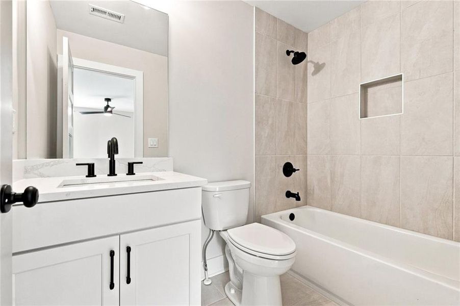 Furnished interior view inside a new home in , Marietta (Image 6).