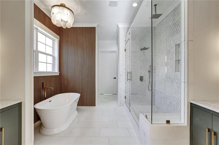 Furnished interior view inside a new home in , Gainesville (Image 16).