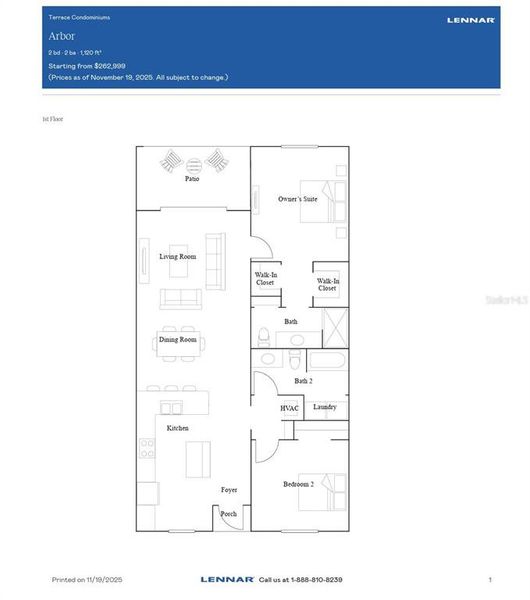 2D floor plan layout of this home in , Punta Gorda, FL (Image 4).