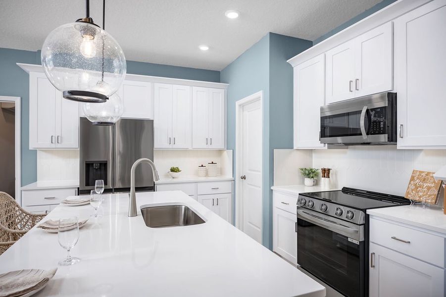 42" Cabinets and Stainless Steel Appliances