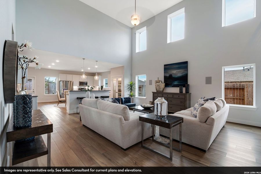 Furnished interior view inside a new home in Swenson Heights, Seguin (Image 16).