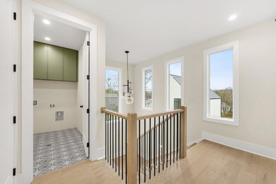 Furnished interior view inside a new home in , Atlanta (Image 13).