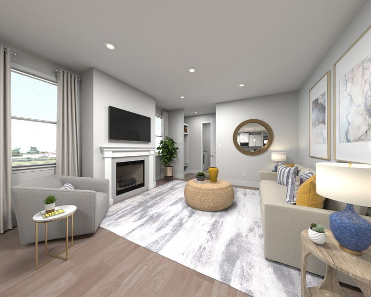 Furnished interior view inside a new home in Benders Cove - Premier Series, Mount Juliet (Image 4).