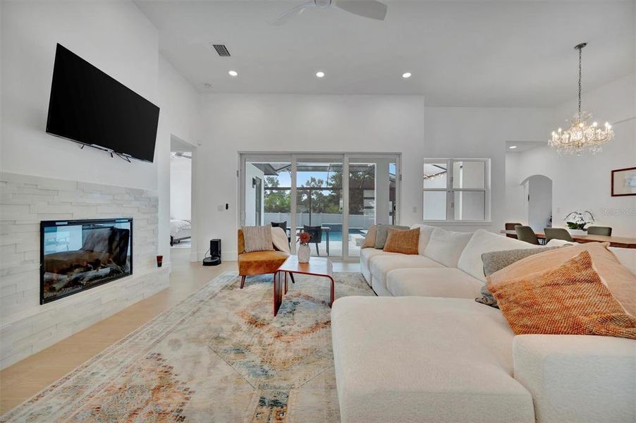 Furnished interior view inside a new home in , Sarasota (Image 16).
