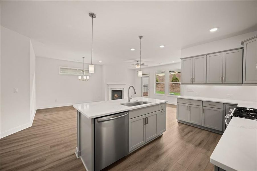 Furnished interior view inside a new home in Echols Farm, Hiram (Image 14).