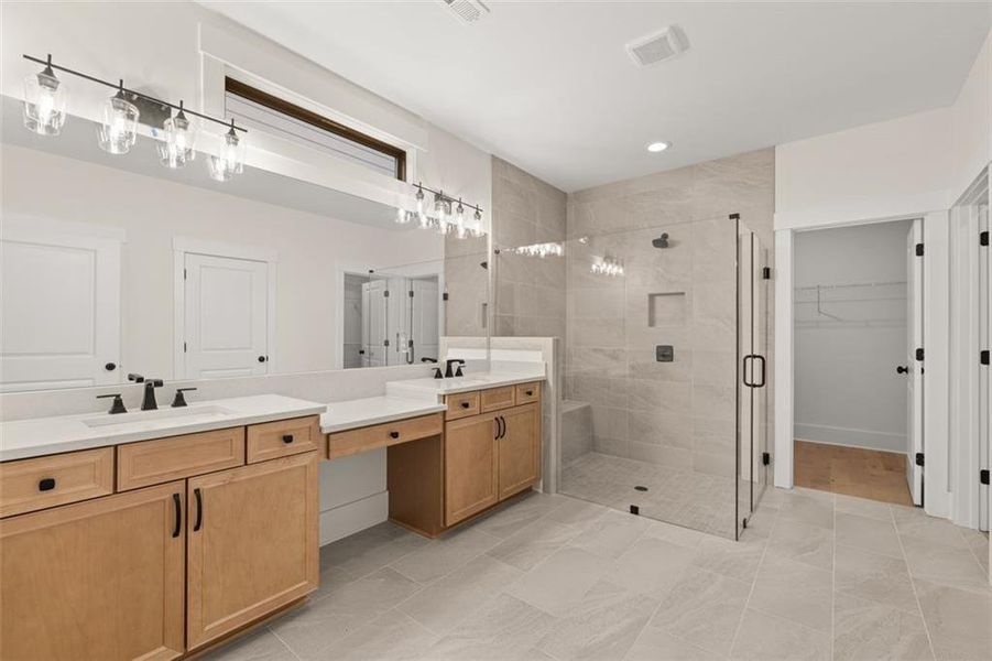 Furnished interior view inside a new home in Soleil Summit Chase, Snellville (Image 34).