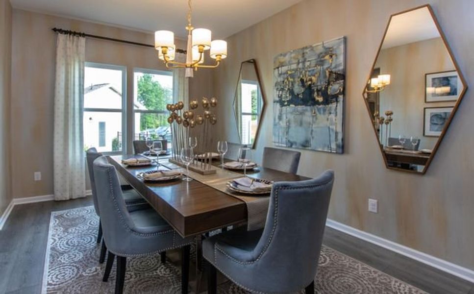 Representative furnished interior of a home built from the Brodrick by True Homes in Heritage Hall, Statesville (Image 14).
