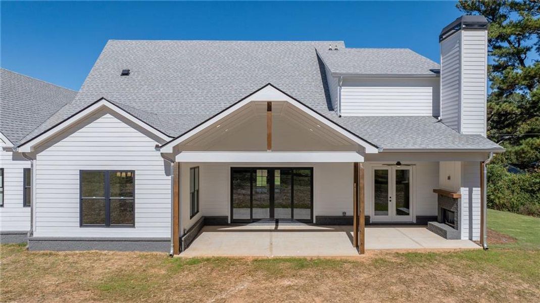 Exterior details and patio area of a home in , Woodstock (Image 4).