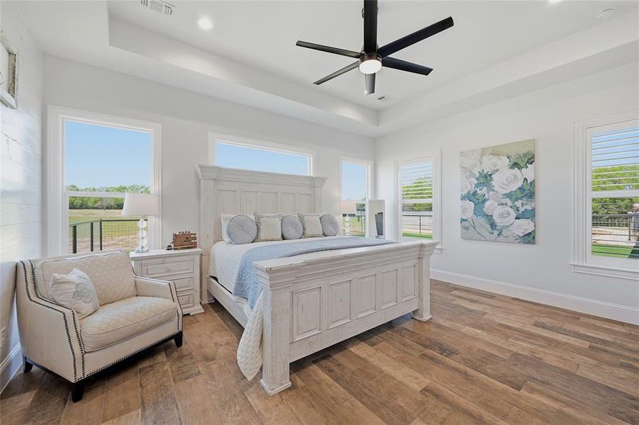 Furnished interior view inside a new home in , Savoy (Image 11).