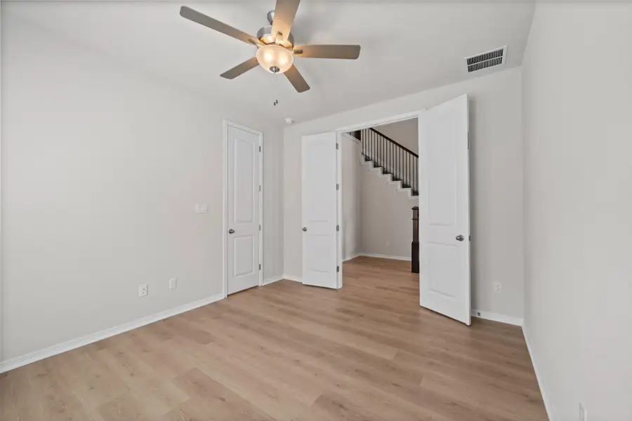 French doors in Study