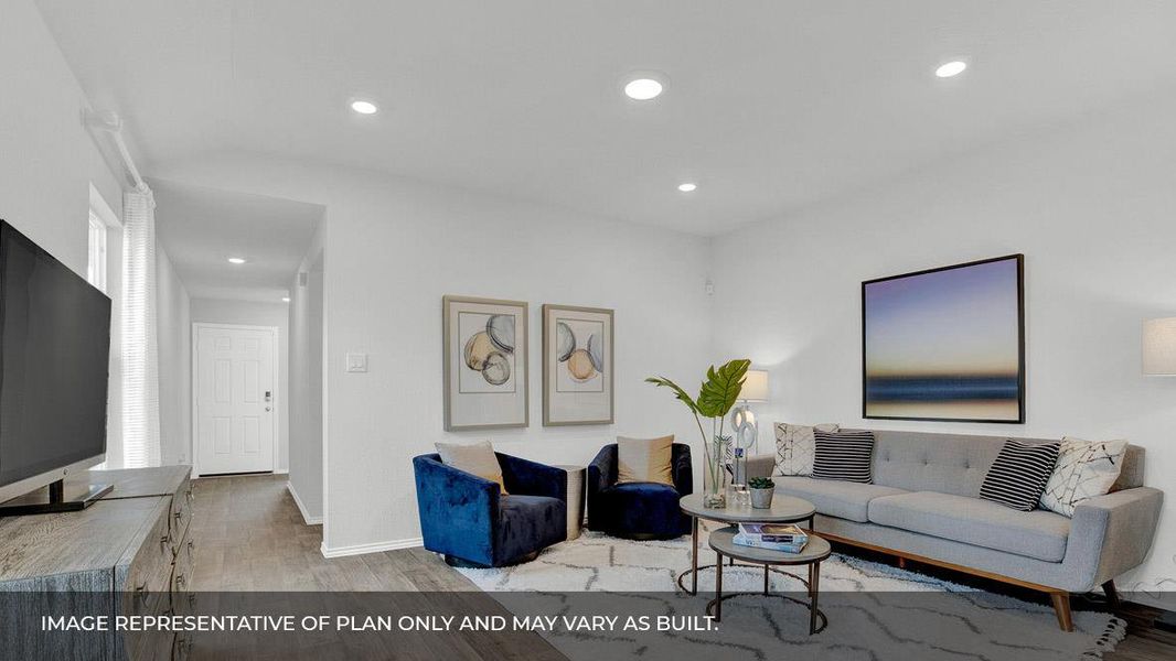 Furnished interior view inside a new home in Southgrove, Kyle (Image 5).