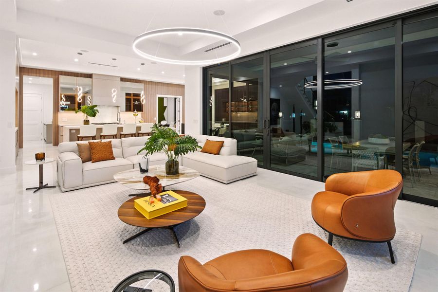 Furnished interior view inside a new home in , Boca Raton (Image 44).