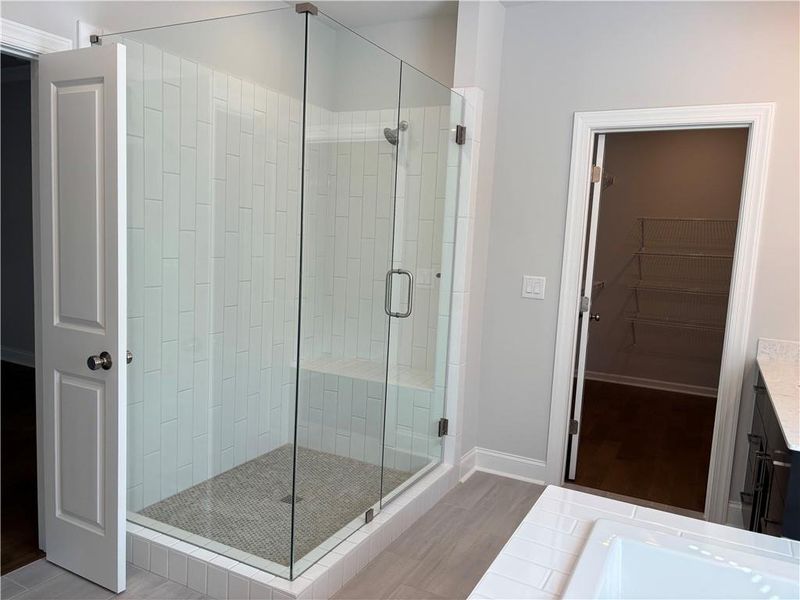Furnished interior view inside a new home in Brackley Single Family, Cumming (Image 19).