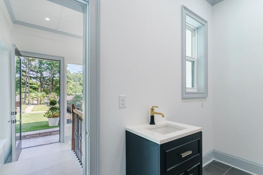 Furnished interior view inside a new home in , Brookhaven (Image 50).