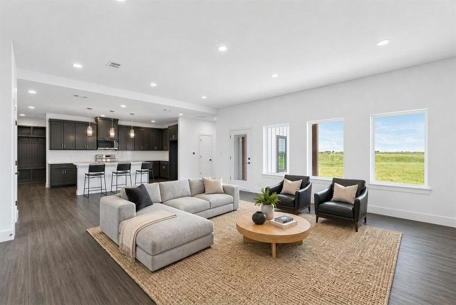 Furnished interior view inside a new home in , Avalon (Image 14).