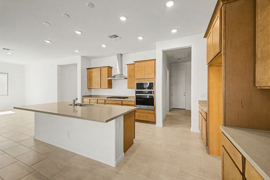 Furnished interior view inside a new home in Las Ventanas - RV Collection, Goodyear (Image 4). Furnished interior view inside a new home in Las Ventanas - RV Collection, Goodyear (Image 4).