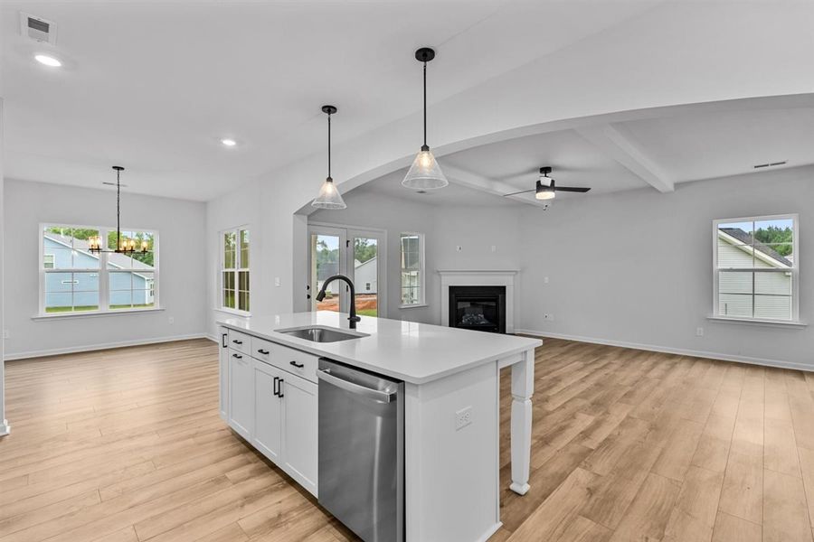 Furnished interior view inside a new home in Brayden, Advance (Image 10).
