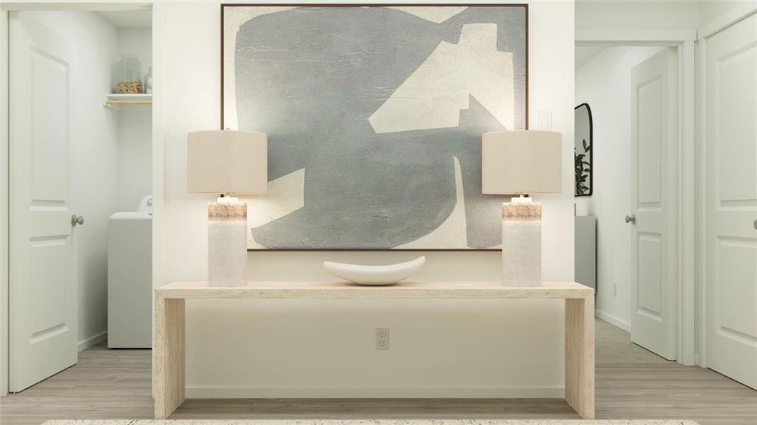 Furnished interior view inside a new home in West Square: Watermill, White Settlement (Image 8). Furnished interior view inside a new home in West Square: Watermill, White Settlement (Image 8).