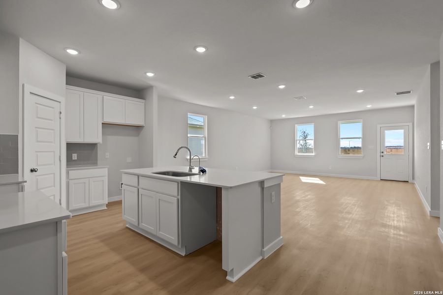 Furnished interior view inside a new home in Cinco Lakes, San Antonio (Image 11).