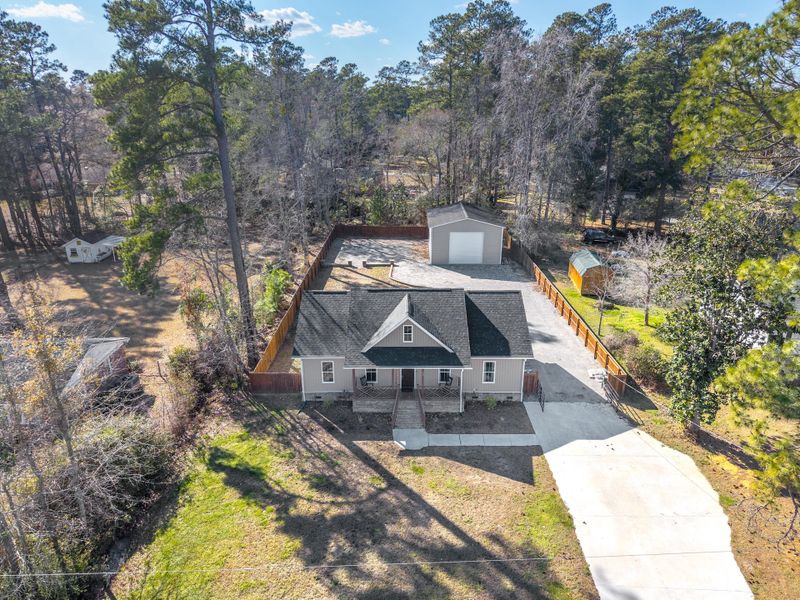 Front exterior of a new home in , Holly Hill, SC, highlighting curb appeal (Image 2). Front exterior of a new home in , Holly Hill, SC, highlighting curb appeal (Image 2).