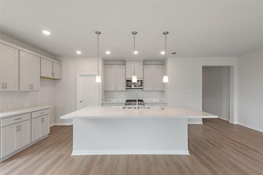 Furnished interior view inside a new home in Creekside of Crowley, Crowley (Image 4).