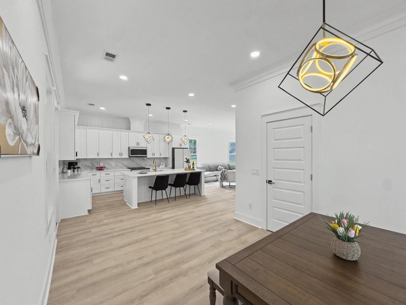 Furnished interior view inside a new home in , North Charleston (Image 18).