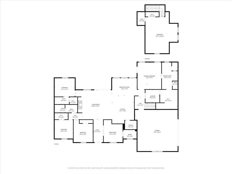 2D floor plan layout of this home in , Sanger, TX (Image 3).