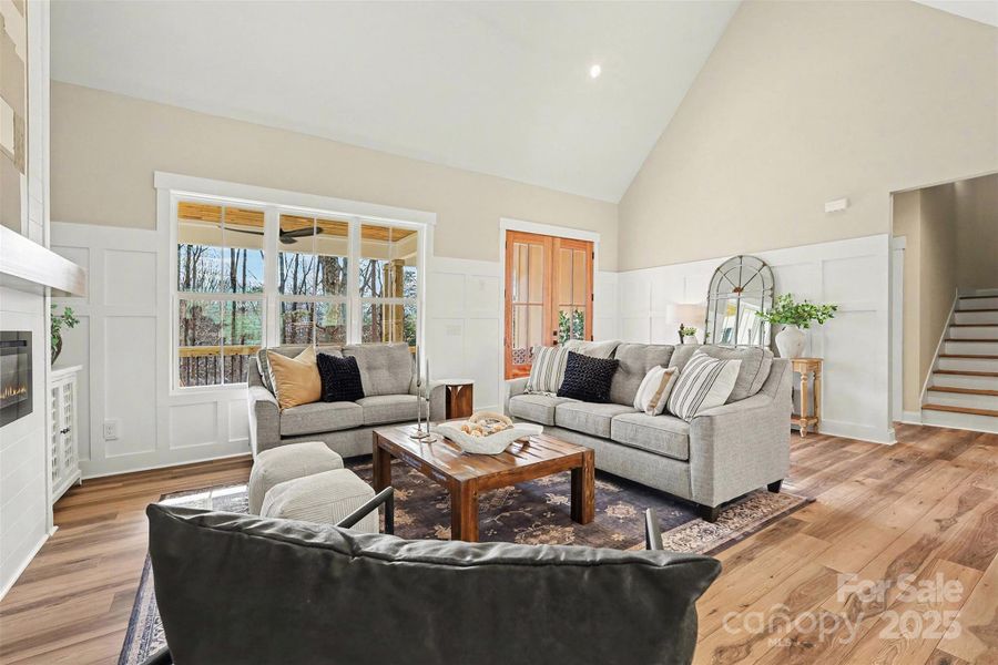 Furnished interior view inside a new home in , York (Image 4).