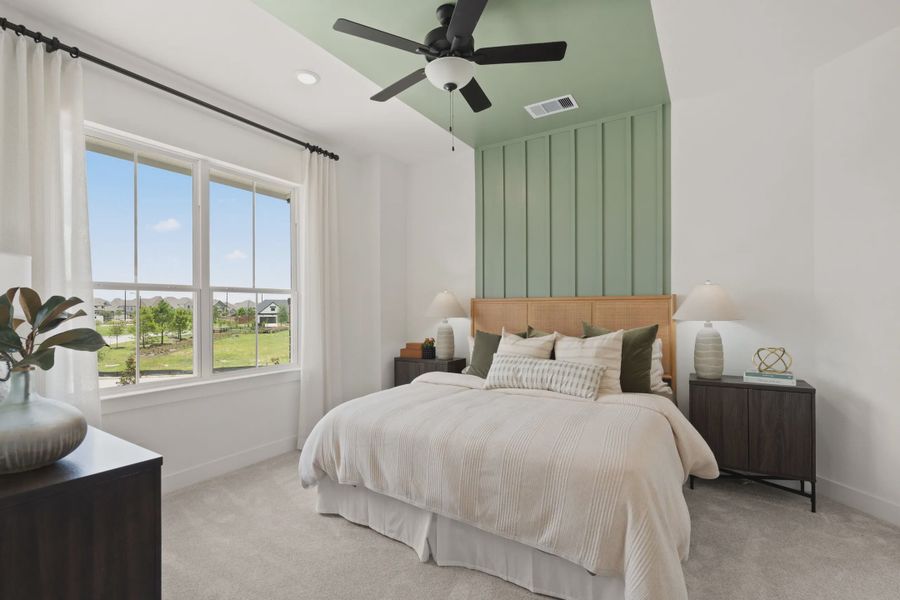 Representative furnished interior of a home built from the Rosewood by Chesmar Homes in Bridgeland, Elgin (Image 9).