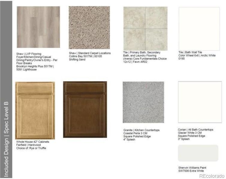 717 Bradley Circle design selections! This home is currently under construction and selections are subject to change.