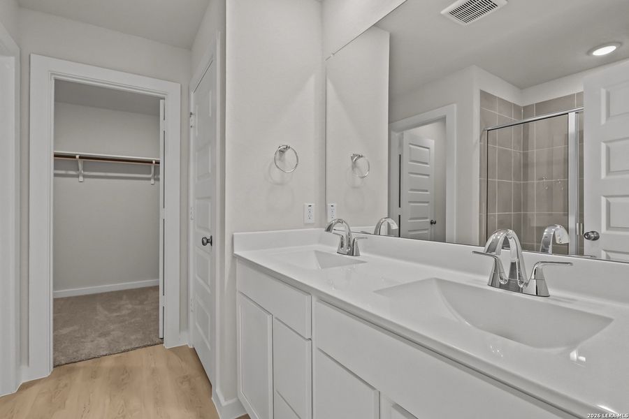 Furnished interior view inside a new home in Applewhite Meadows, San Antonio (Image 7). Furnished interior view inside a new home in Applewhite Meadows, San Antonio (Image 7).