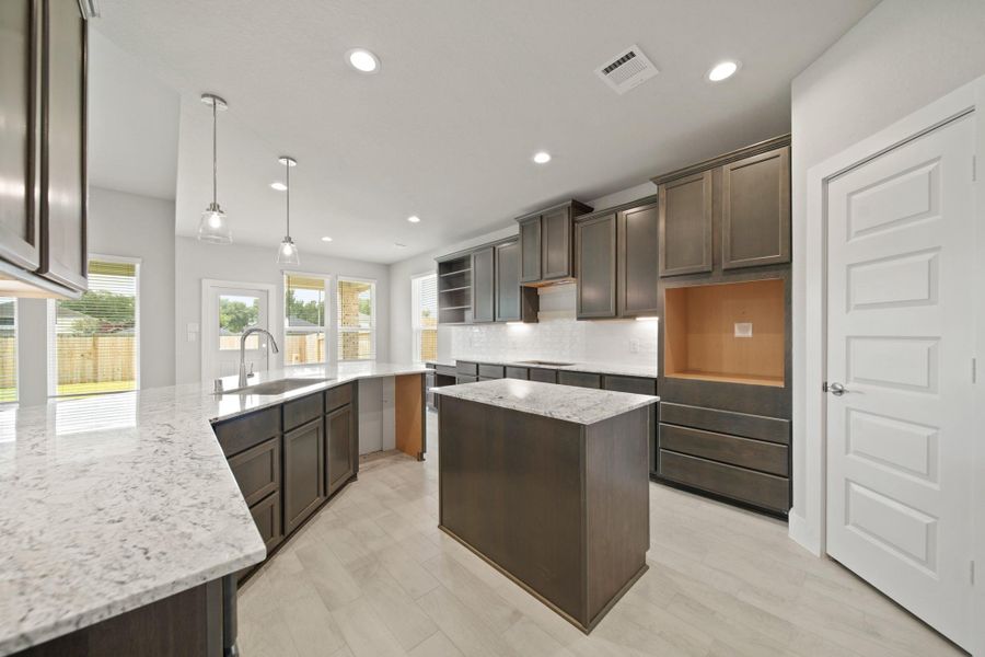 Furnished interior view inside a new home in Morton Creek Ranch, Katy (Image 7). Furnished interior view inside a new home in Morton Creek Ranch, Katy (Image 7).