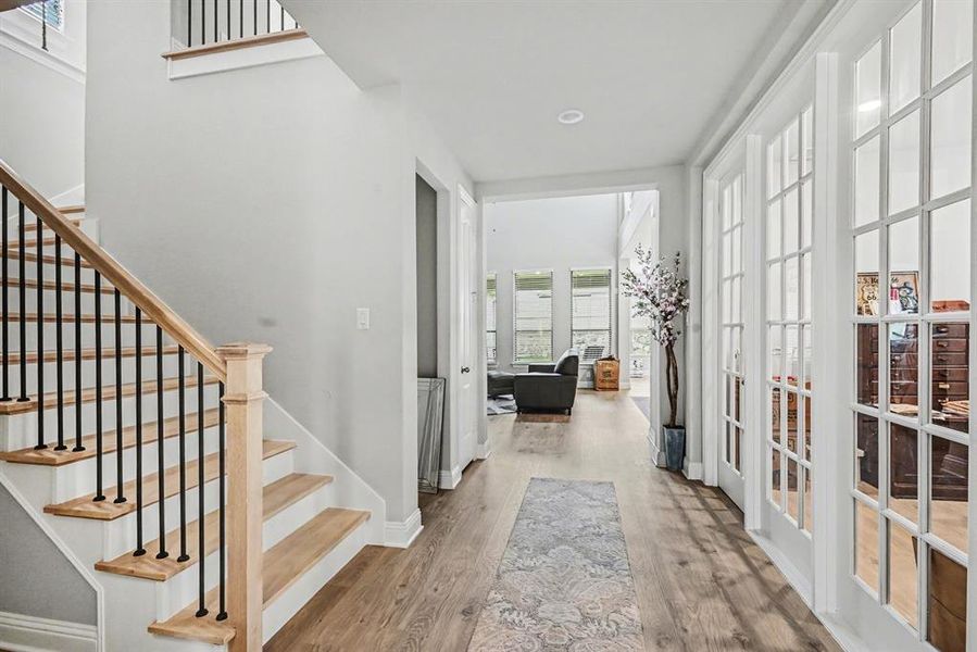 Furnished interior view inside a new home in Pecan Square, Justin (Image 11).