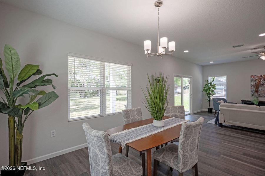 Furnished interior view inside a new home in , Jacksonville (Image 35). Furnished interior view inside a new home in , Jacksonville (Image 35).