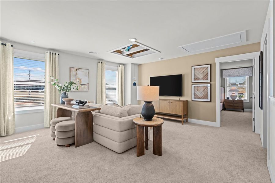 Furnished interior view inside a new home in Ashby Woods, Boiling Springs (Image 12).