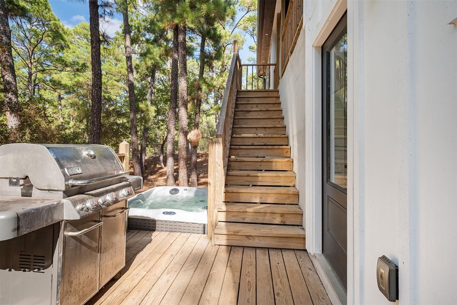 Exterior details and patio area of a home in , Bastrop (Image 3).