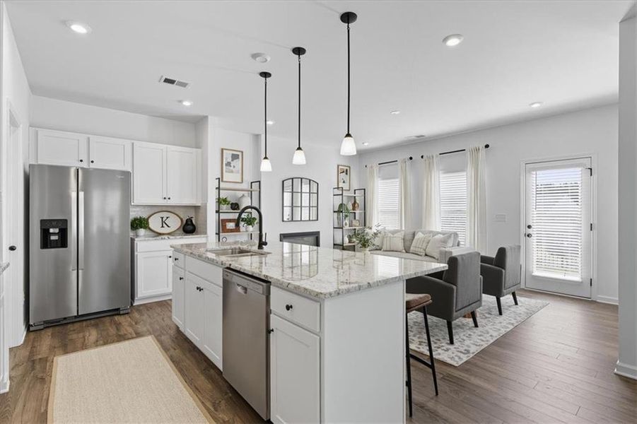 Furnished interior view inside a new home in Park Center Pointe, Austell (Image 11).