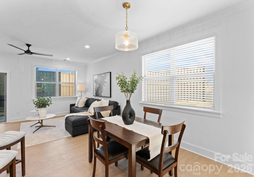 Photo is of model home in community, finishes may vary