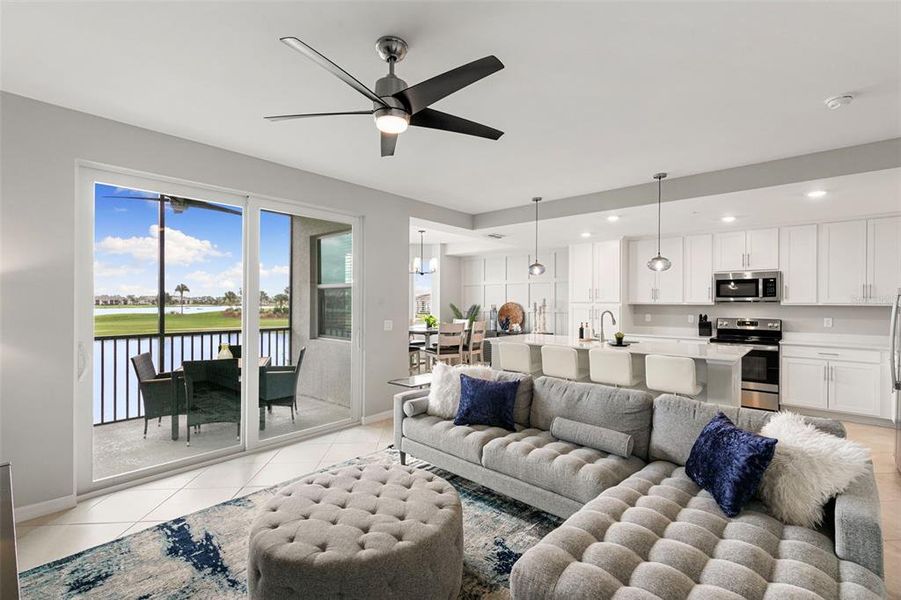 Furnished interior view inside a new home in , Punta Gorda (Image 12).