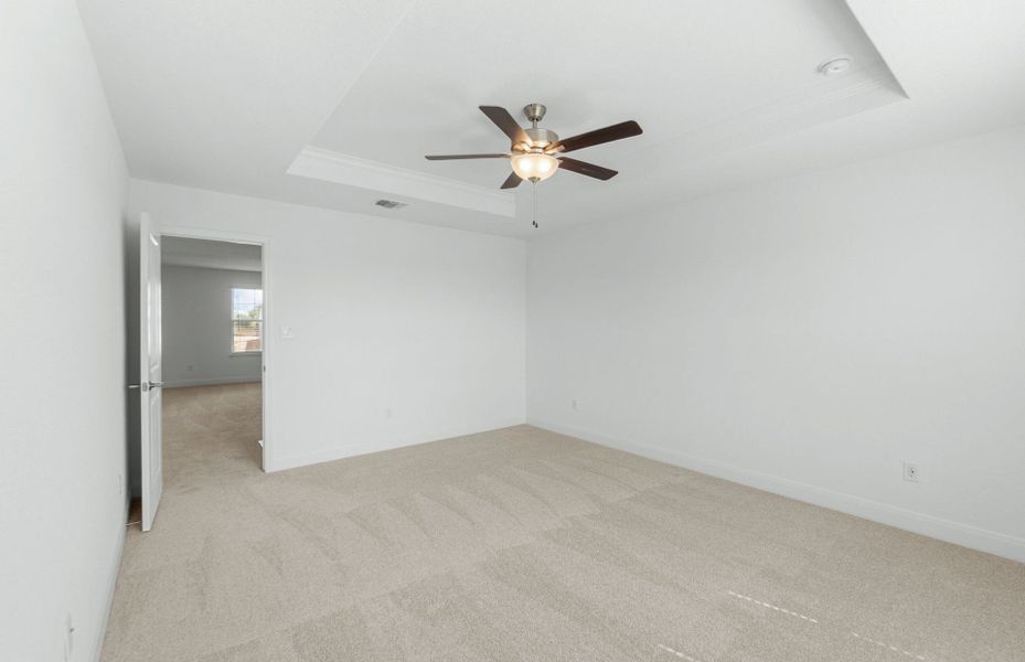 Spacious, unfurnished interior of a new home in Patterson Ranch, Georgetown (Image 27). Spacious, unfurnished interior of a new home in Patterson Ranch, Georgetown (Image 27).