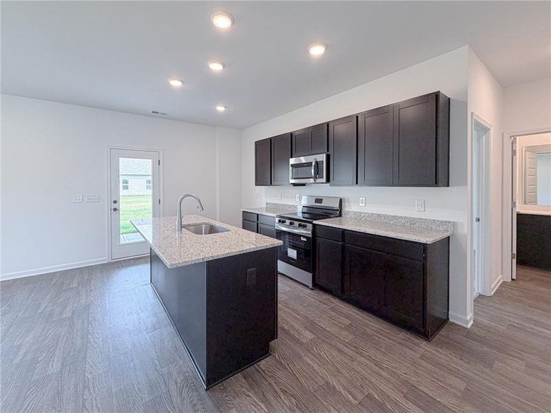 Furnished interior view inside a new home in , Rockmart (Image 8).