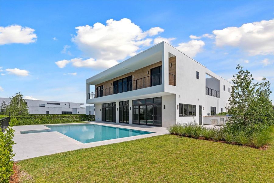 Exterior details and patio area of a home in , Weston (Image 31).