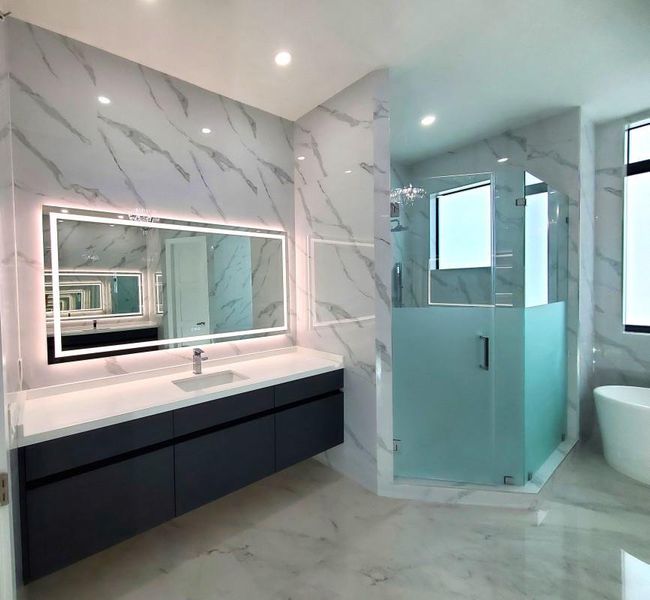 Furnished interior view inside a new home in , Davie (Image 16).